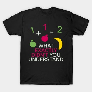 What exactly didn’t you understand? T-Shirt